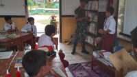 Babinsa Berikan Materi Wawasan Hari Kemerdekaan Kepada Siswa SD N 20 Tanjungpandan