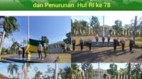 Babinsa Kelurahan Kota Latih Paskibraka Kabupten Belitung 