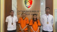 Ditreskrimsus Polda Babel Bongkar Praktik Prostitusi Online, Dua Pelaku Diamankan
