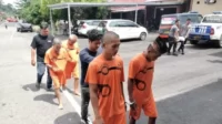 Polres Basel Amankan 4 Tersangka dan 483 Kg Timah Hasil Operasi PETI
