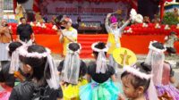 Karnaval PAUD di Koba Sukses Menarik Perhatian Warga