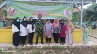 Babinsa Air Kelik Monitoring Pelaksanaan Germas
