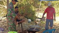 Jaga Hubungan Baik, Babinsa Koramil 04/Membalong Laksanakan Komsos dengan Warga Binaan