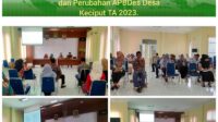 Babinsa Hadiri Musyawarah Penetapan Rancangan Perubahan RKPDes dan Perubahan APBDes Keciput 2023