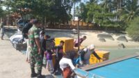 Babinsa Monitoring Pelabuhan Penyebrangan Penumpang