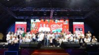 Malam Puncak HUT Pangkalpinang Ditutup dengan Meriah dan Spektakuler oleh Band Gigi