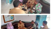 Babinsa Jangkar Asam Gelar Komsos dengan Perangkat Desa 