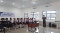 Bentuk Karakter Siswa/Siswi OSIS SMP Anugrah, Danramil 414-01/Tanjung Pandan Berikan Materi Kepemimpinan Dasar