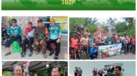 Dua Personil Koramil 414-01/Tanjung Pandan Monitoring Gowes Touring 3B2P