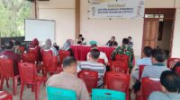 Babinsa Senyubuk Hadiri Sosialisasi Implementasi Peraturan dan Non Peraturan Bawaslu Beltim
