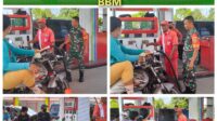 Kunjungi SPBU Desa Dukong, Babinsa Himbau Agar Tetap Laksanakan SOP