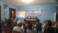 Babinsa Air Selumar Hadiri Sosialisasi Penetapan Tentang Lokasi Pemasangan APK dan dan Lokasi Kampanye 