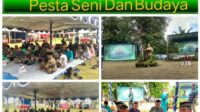 Babinsa Buluh Tumbang Hadiri Acara Pesta Seni Budaya Tingkat Desa