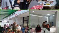 Babinsa Lenggang Laksanakan Pengamanan Penyaluran Bansos PKH dan BPNT
