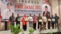 Pemkot Pangkalpinang Terima Penghargaan P4GN 