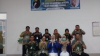 Danramil 01/Tanjung Pandan Menghadiri Acara Tim Akreditasi UPT Puskesmas Perawas 