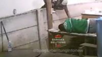 Viral! Rekaman CCTV Aksi Pencurian Tas dan Hp Milik Ojol Saat Tidur di Gubuk Kopi Pangkalpinang