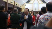 Kunjungi Gepekris Beluluk, Ratusan Jemaat Sambut Kedatangan Bupati Algafry