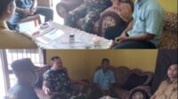 Melalui Komsos dengan Aparatur Desa Dendang, Babinsa Himbau Warga Binaan Jaga Kebersihan