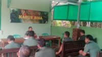 Berikan Arahan Kepada Anggota, Danramil Tanjung Pandan Ingatkan Netralitas di Tahun Politik
