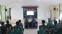 Dandim Bersama Seluruh Anggota Menerima Pengarahan Danrem 045/Garuda Jaya 