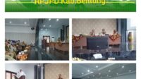 Wakili Dandim, Danramil Tanjung Pandan Hadiri RPJPD Tahun 2024-2045