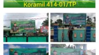 Danramil 414-01/Tanjung Pandan Laksanakan Pemasangan Baleho Netralitas TNI