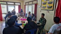 Sertu Ahmad Redi Hadiri Rakor Fasilitasi dan Pembinaan Aparatur Pengawas Pemilu Se-Kecamatan Kelapa Kampit