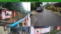 Antisipasi Banjir, Babinsa Kelurahan Kampung Parit Pantau Sungai Siburik
