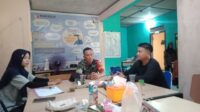 Babinsa Desa Simpang Pesak Berkoordinasi dengan Anggota Bawaslu