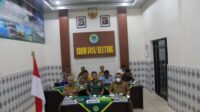 Dandim 0414/Belitung Ikuti Rapat Komsos dengan Aparat Pemerintah Secara Virtual