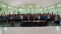 Babinsa Mempaya Hadiri Pelantikan dan Pengambilan Sumpah/Janji Anggota KPPS Damar 2024