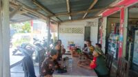 Ciptakan Interaksi Baik dengan Masyarakat Membalong, Anggota Koramil Membalong Gelar Komsos