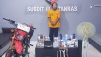 Beraksi di 3 TKP, Resedivis Curat Asal Pangkalpinang Diringkus Polisi Saat Sedang Tidur