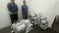 2 Warga Bangka Selatan Ditetapkan Sebagai Tersangka Kepemilikan 2 Ton Pasir Timah Ilegal di Penagan
