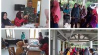 Babinsa Air Seruk Pantau Penyaluran Bantuan Pangan Cadangan Beras Pemerintah Tahap 3 Tahun 2024