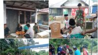 Tunjukkan Empati, Babinsa Koramil 06/Selat Nasik Melayat Ke Rumah Duka Warga Binaan 