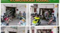 Pantau Situasi Wilayah, Babinsa Dukong Komsos di Bengkel Motor