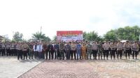 Dandim 0414/Belitung Menghadiri Apel Pergeseran Pasukan Personel pengamanan TPS 