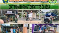 Pantau TPS, Babinsa Batu Itam Ingatkan Warga Jangan Golput