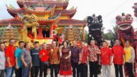 Hadiri Perayaan Tahun Baru Imlek, Bupati Bangka Tengah Kagumi Kerukunan Warga Desa Trubus