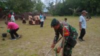 Babinsa Koramil 414-01/Tanjung Pandan Ikuti Giopark SD N 17 Tanjung Pandan