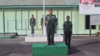 Kodim 0414/Belitung Gelar Upacara Bendera Mingguan