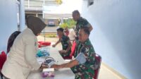 Kodim 0414/Belitung Mengikuti Kegiatan Donor Darah Dalam Rangka HUT TNI AU di Lanud H AS Hannandjoedin