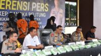 2 Kurir Sabu 35 Kg Ditangkap Polisi di Tanjung Kalian, Ngaku Diperintahkan FR dan Dijanjikan Rp 70 Juta