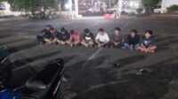 Polisi Amankan 9 Joki Balap Liar di Stadion Depati Amir Pangkalpinang