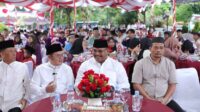 Pj Gubernur Babel Bersama Bupati Basel Bukber dengan Puluhan Anak Yatim
