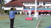 Pj Gubernur Babel Bacakan Sambutan Mendagri Pada Peringatan Hari Otonomi Daerah Ke-28