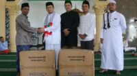 Safari Jumat di Masjid Jabal Nur Desa Kemingking, Bupati Algafry Salurkan Bantuan