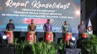 Pj Gubernur Safrizal Buka Rapat Konsolidasi Persiapan Pelaksanaan Pilkada Serentak se-Babel Tahun 2024 